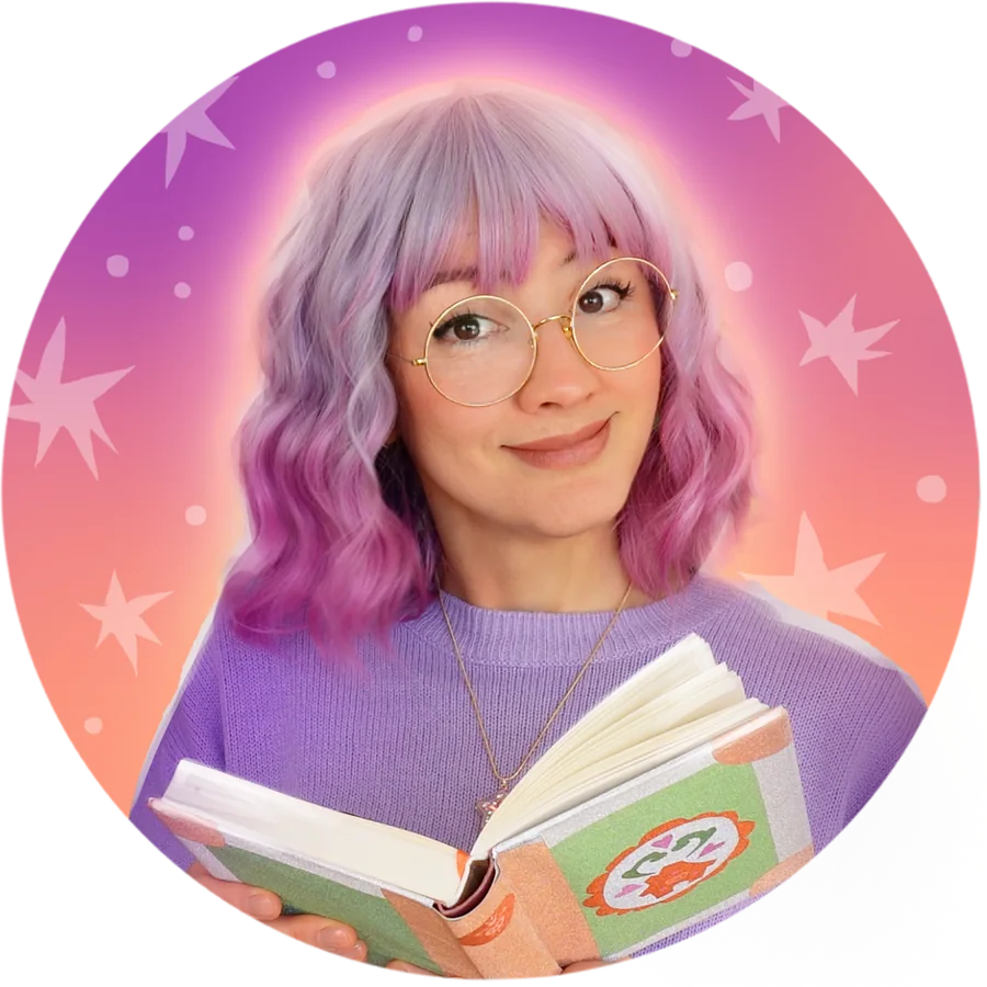 Beca com um livro mágico